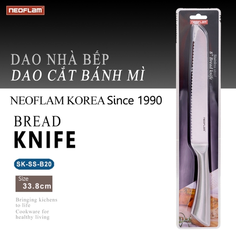 Dao cắt bánh mì Neoflam thép không gỉ CK-SS-B20