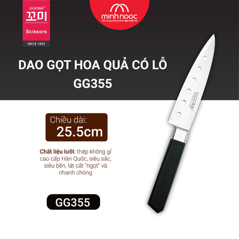 Dao gọt hoa quả có lỗ GGOMi Hàn Quốc GG355
