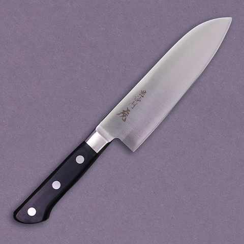 Dao Santoku Tiger có lưỡi cố định bằng thép không gỉ