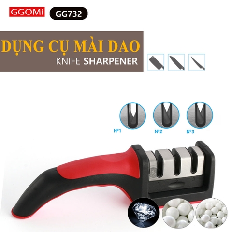 Mài dao 3 lưỡi GGOMi Hàn Quốc GG732