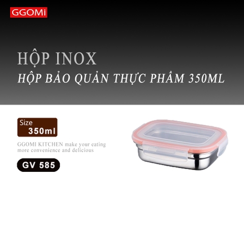 Hộp Inox 350ml GGOMI GV585