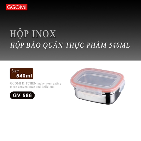 Hộp Inox 540ml GGOMI GV586