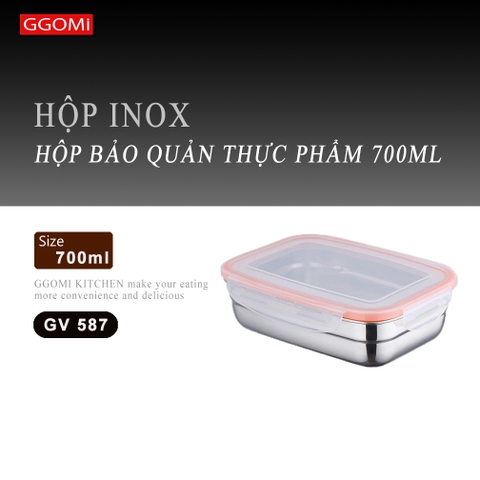 Hộp Inox 700ml GGOMI GV587