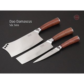 Bộ 3 Dao Nhà Bếp Cao Cấp Damascus iMat