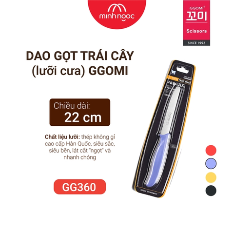 Dao đa năng lưỡi răng cưa GGOMi Hàn Quốc GG360