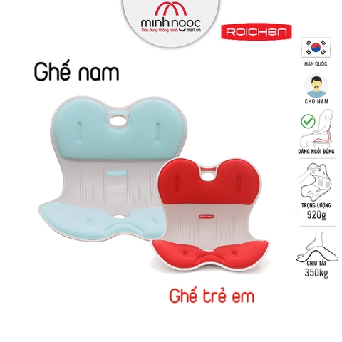 Bộ 2 Ghế chỉnh dáng ngồi đúng  Roichen Hàn Quốc NAM/NỮ + TRẺ EM