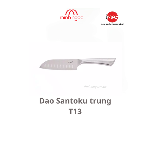 Dao Santoku Nhỏ  Imat Cán Thép