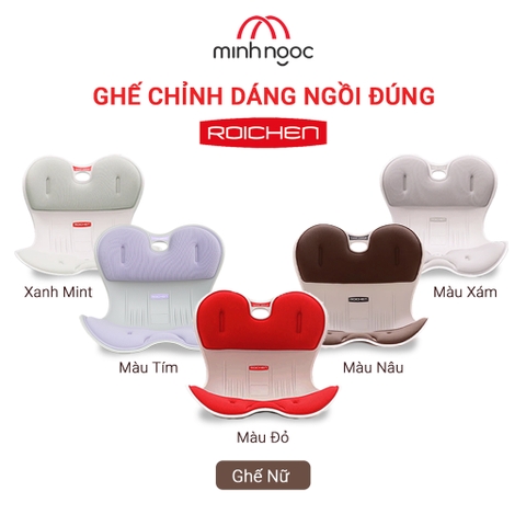 Ghế Roichen chỉnh dáng ngồi đúng tư thế - Nữ - Xám