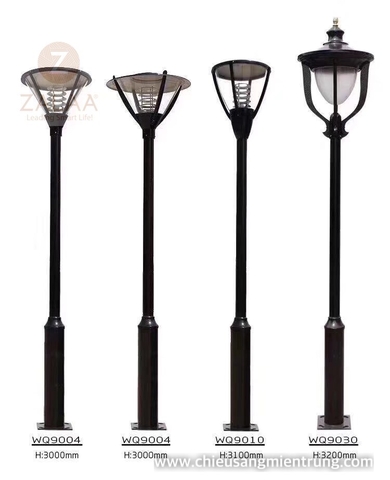 Cột đèn trang trí sân vườn công viên ZALAA