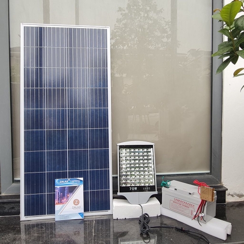 Bộ đèn đường năng lượng mặt trời đa công suất ZALAA 60w; 80w mã số ZCP-80S