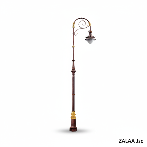 Cột Đèn Nữ Hoàng Châu Âu Tân Cổ Điển Đúc Tinh Xảo ZSV_TYD-0801 ZALAA OEM Cho Biệt Phủ, Dinh Thự Villa Cao Cấp