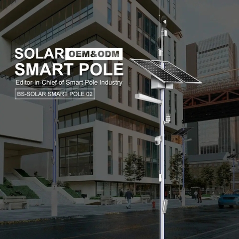 Cột Thông Minh Năng Lượng Mặt Trời ZBS-SSP-02 ZALAA ODM/OEM cho Smart City