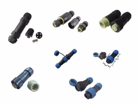 Đầu nối dây điện Đèn LED cho dự án chiếu sáng ngoài trời, IP68 chống nước (Waterproof connector) - Linh Kiện đèn led Zalaa