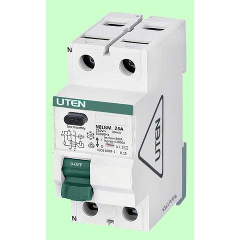 Aptomat chống giật 25a UT225RCCB