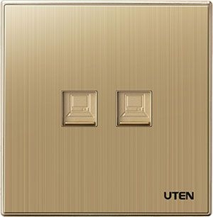 Bộ ổ cắm đôi mạng uten Q9G-2PC