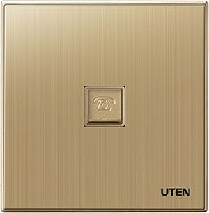 Bộ ổ cắm đơn điện thoại uten Q9G-1TEL