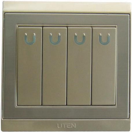 Công tắc bốn 1 chiều uten uw86 UWK41