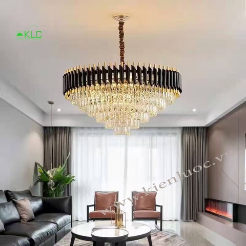 Đèn thả pha lê phòng khách KL300580