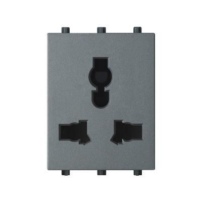 Hạt ổ cắm 3 chấu đa năng uten V7PCZ13/N-MS