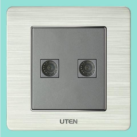 Ổ cắm đôi tivi uten V61TV