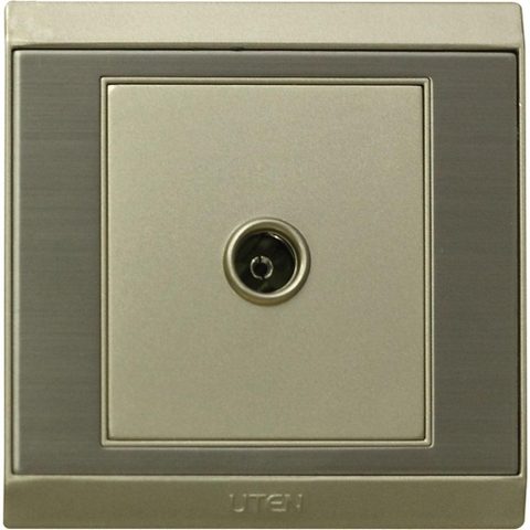 Ổ cắm đơn tivi uten uw86 UW1TV