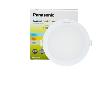 Đèn Led âm trần Panasonic 12 đổi 3 màu NNP73476 siêu mỏng