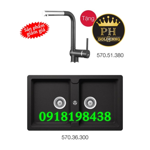 Hafele Combo Chậu bếp + vòi