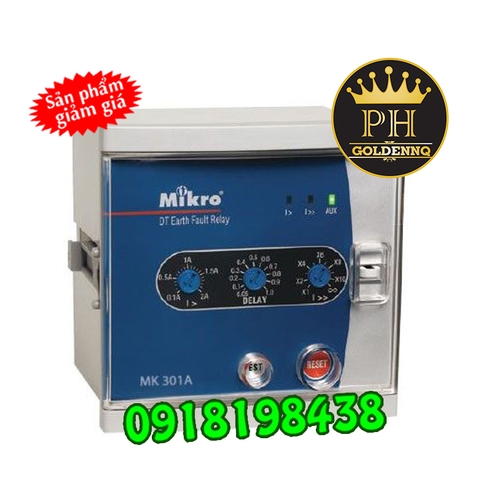 Rơ le bảo vệ dòng rò Mikro MK301A-240A