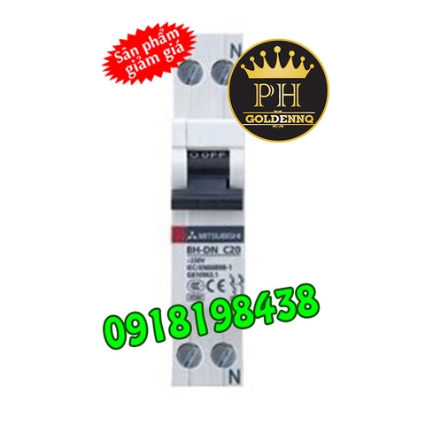 MCB Mitsubishi BH-D10 1P 50A TYPE C DC N, 10kA