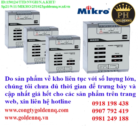 Bộ chuyển đổi nguồn Mikro về kho nhiều chưa cập nhật kịp, vui lòng liên hệ hotline để biết thêm thông tin.