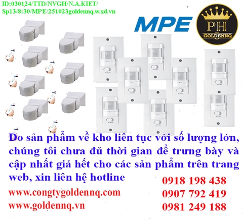 Cảm Biến Chuyển Động MPE về kho nhiều chưa cập nhật kịp, vui lòng liên hệ hotline để biết thêm thông tin.