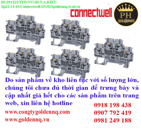 Đầu nối dây 2 tầng CX Connectwell về kho nhiều chưa cập nhật kịp, vui lòng liên hệ hotline để biết thêm thông tin.