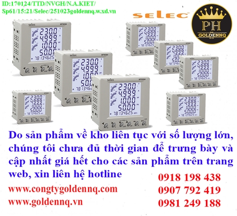 Đồng hồ đa năng Selec về kho nhiều chưa cập nhật kịp, vui lòng liên hệ hotline để biết thêm thông tin.