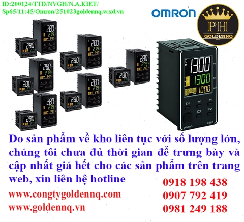 Điều khiển nhiệt độ Omron về kho nhiều chưa cập nhật kịp, vui lòng liên hệ hotline để biết thêm thông tin.