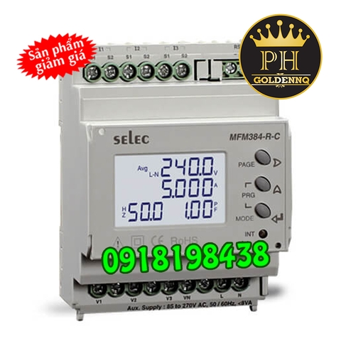 Đồng hồ đo đa chức năng Selec MFM384-R-C