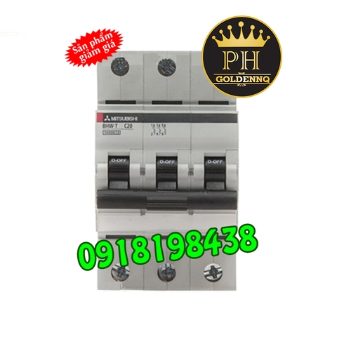 MCB Mitsubishi BHW-T10 63A 10kA 3P