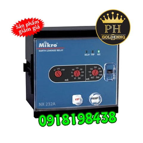 Rơ le bảo vệ chạm đất Mikro NX232A