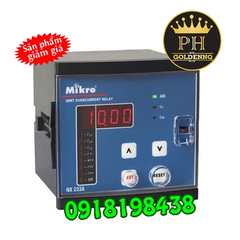 Rơ le bảo vệ quá dòng Mikro NX233A