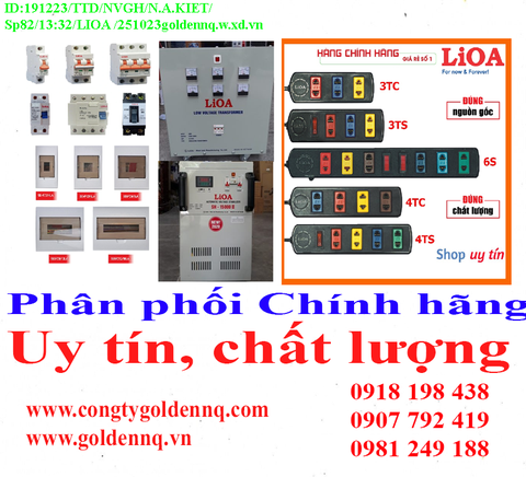 Thiết bị điện LIOA giá rẻ, chất lượng, bảo hành chính hãng