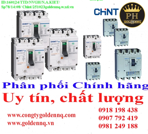Cầu dao dạng khối Chint (MCCB) chính hãng, giá sỉ, bảo hành, phân phối toàn quốc. Thông tin chi tiết xin vui lòng liên hệ hotline.