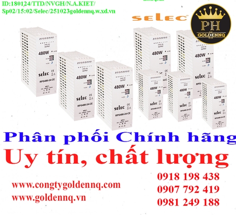 Bộ nguồn Selec chính hãng, giá sỉ, bảo hành, phân phối toàn quốc. Thông tin chi tiết xin vui lòng liên hệ hotline.