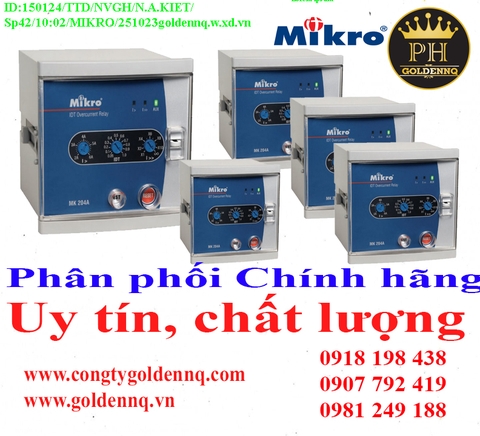 Rơ-le bảo vệ dòng rò - loại gắn mặt tủ Mikro chính hãng, giá sỉ, bảo hành, phân phối toàn quốc. Để biết thêm thông tin chi tiết xin vui lòng liên hệ hotline.