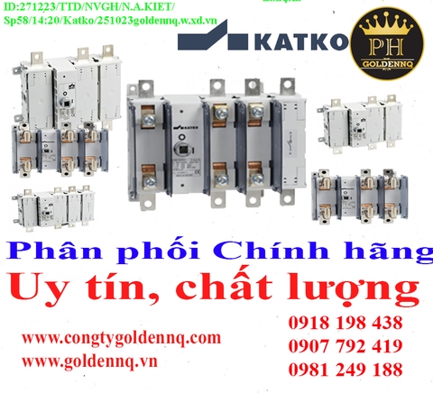 Cầu dao cách ly không hộp, loại VKE Katko giá rẻ, chất lượng, bảo hành chính hãng