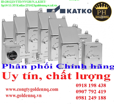 Hộp cầu dao cách ly, hộp chất liệu inox Katko giá rẻ, chất lượng, bảo hành chính hãng