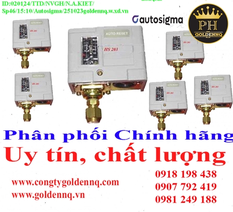 Công tắc áp suất Autosigma giá rẻ, chất lượng, bảo hành chính hãng