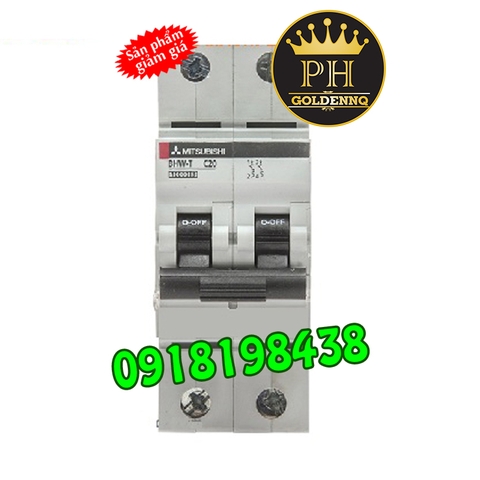 MCB Mitsubishi BHW-T10 63A 10kA 2P