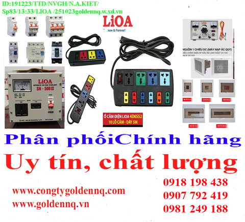Hàng LIOA về kho nhiều, chưa cập nhật lên web, liên hệ hotline để biết thêm chi tiết