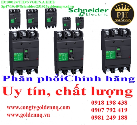 Cầu dao dạng khối Schneider (MCCB) chính hãng, giá sỉ, bảo hành, phân phối toàn quốc. Để biết thêm thông tin chi tiết xin vui lòng liên hệ hotline.