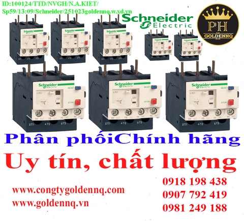 Rờ le nhiệt Schneider (Overload Relay) chính hãng, giá sỉ, bảo hành, phân phối toàn quốc. Để biết thêm thông tin chi tiết xin vui lòng liên hệ hotline.