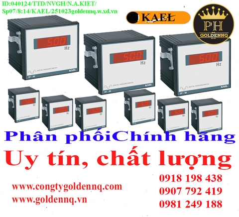 Đồng Hồ Tủ Điện KAEL chính hãng, giá sỉ, bảo hành, phân phối toàn quốc. Để biết thêm thông tin chi tiết xin vui lòng liên hệ hotline.